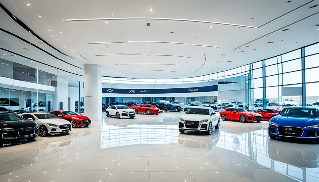 car showroom Muscat